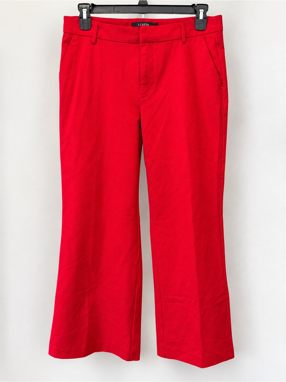 Liverpool Red Wide Leg Cropped Pants Size 10/30 Preloved